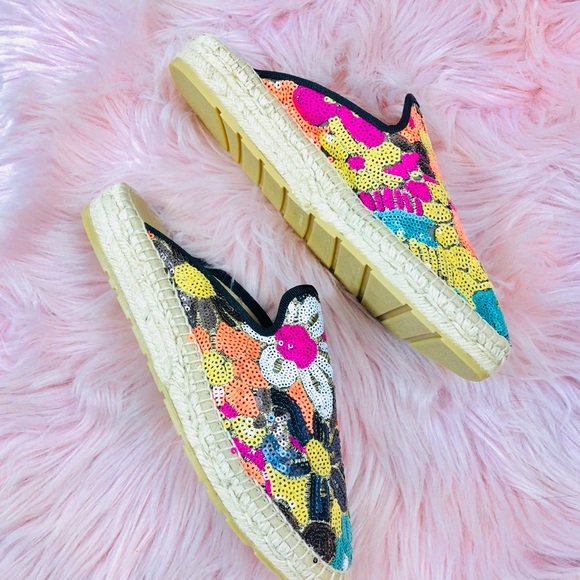 NWT Anthropologie Maya Floral Espadrille Slides 39 - Picture 7 of 8